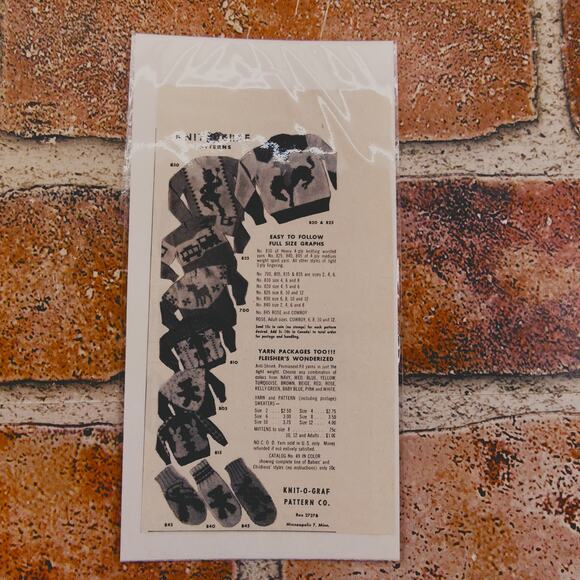 1950 Knit-O-Graf Ad - Pattern Co Minneapolis Minnesota Sweaters Vtg Print Advert - Picture 2 of 6